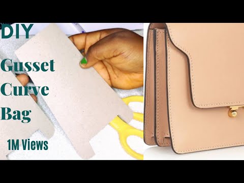 ⭐How To Make Trendy Gusset For Curve Bags | DIY (Bag Making Tutorial) | Khembuzz