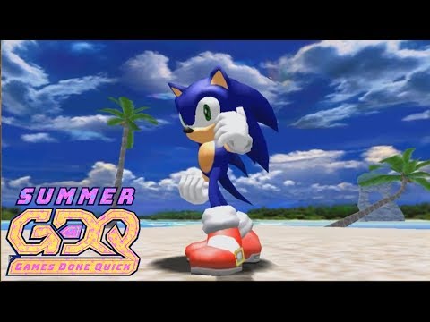 Sonic Adventure DX: Director's Cut Speedrun by JustFlandre in 33:32 - SGDQ2018