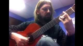 Allegaeon - Greg rehearsing Vals For The Vitruvian Man.