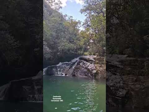 Cachoeira Esmeralda- Carrancas,MG.🏞🏞🛻🚗