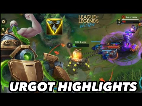 URGOT INSANE BUILD | LEAGUE OF LEGENDS WILDRIFT GAMEPLAY