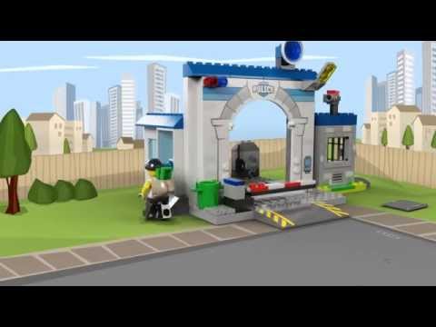 Vidéo LEGO Juniors 10675 : Ma première caserne de police