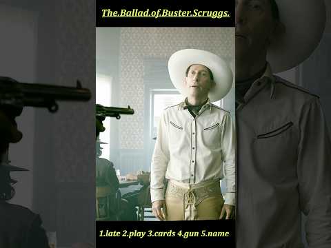 The Ballad of Buster Scruggs (2018) | Barroom Rebellion & Buster’s Table-Top Gunshot! 🤠🔥