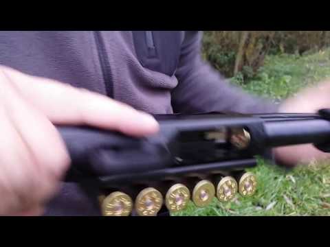 Strzelba Mossberg... strzał amunicją magnum