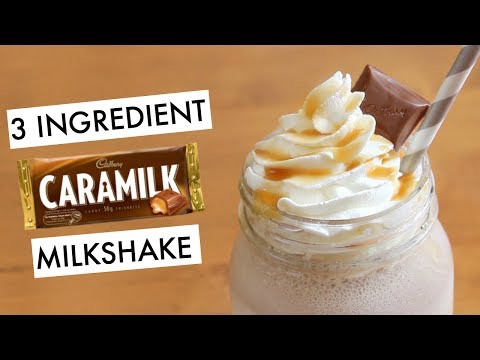 Cadbury's Caramilk Milkshake | 3 Ingredients