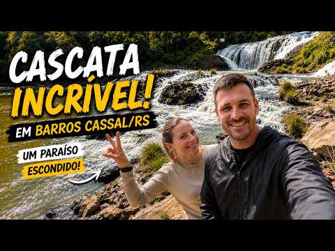 CONHEÇA A INCRÍVEL CASCATA DO SOL EM BARROS CASSAL/RS