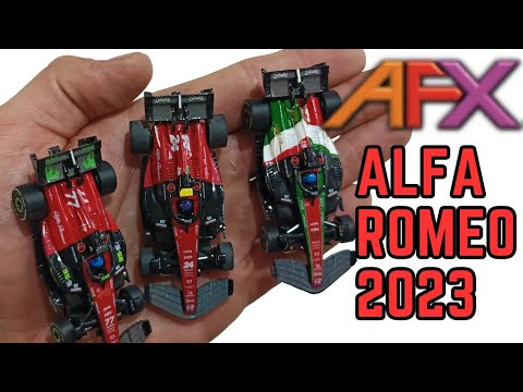 WORLD EXCLUSIVE LOOK AT AFX NEW ALFA ROMEO 2023 HO SLOT CARS