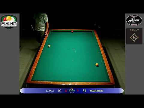 08 SETTEMBRE 2022 - LOPEZ VS MARCOLIN - LIVE DAL PALABILIARDO RHO