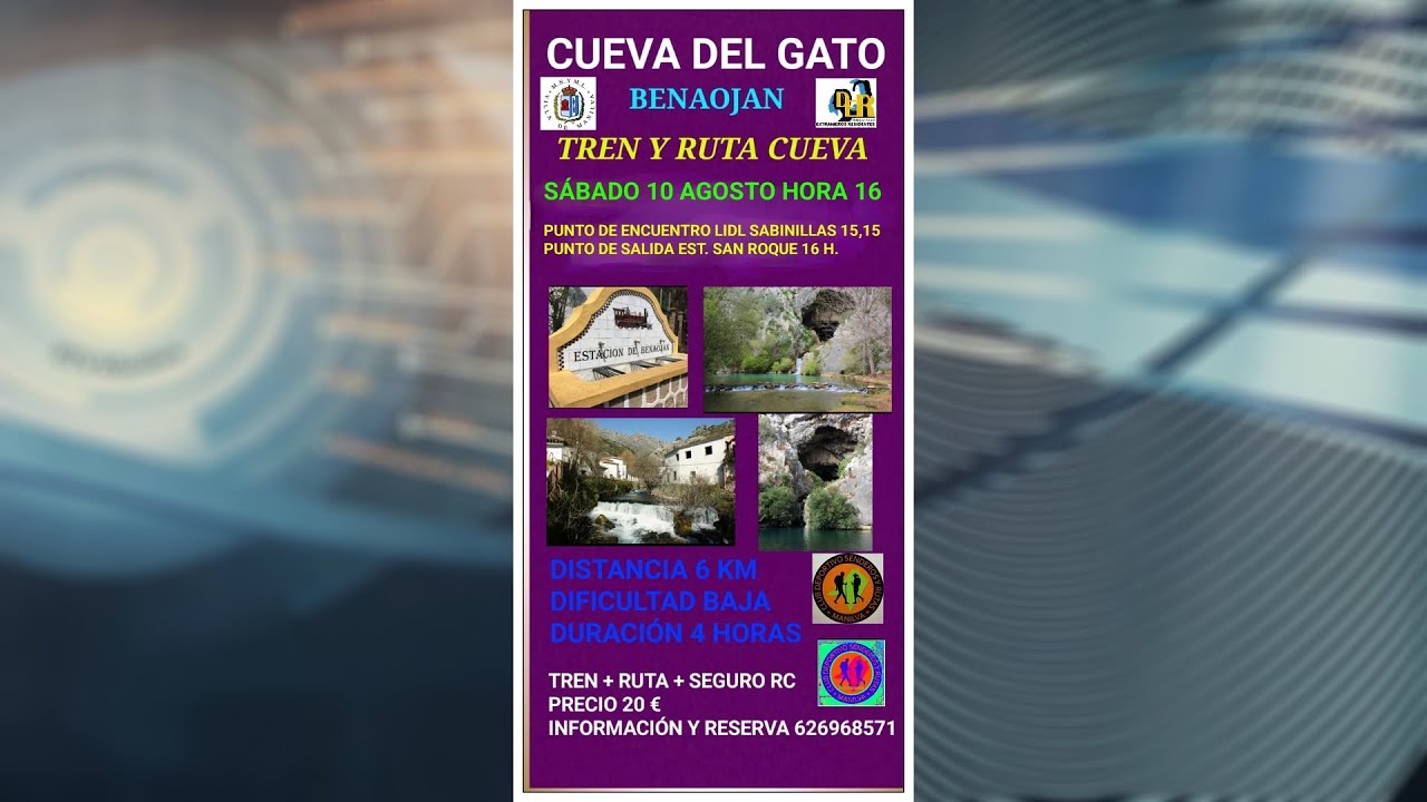 Recorrido por la Cueva del Gato con el Club Senderos y Rutas
