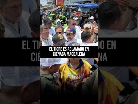 ¡El Tigre la ROMPE en Ciénaga Magdalena! La gente llegó a respaldar a nuestro próximo presidente. 🫡