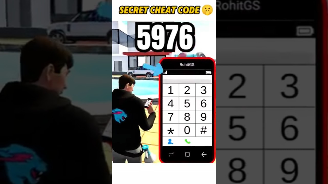 SECRET CHEATS CODES 🤫 #indianbikedriving3d #5976 #chasemaster #cheast #codes
