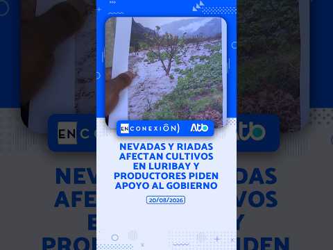 Nevadas y riadas afectan cultivos en Luribay y productores piden apoyo al Gobierno