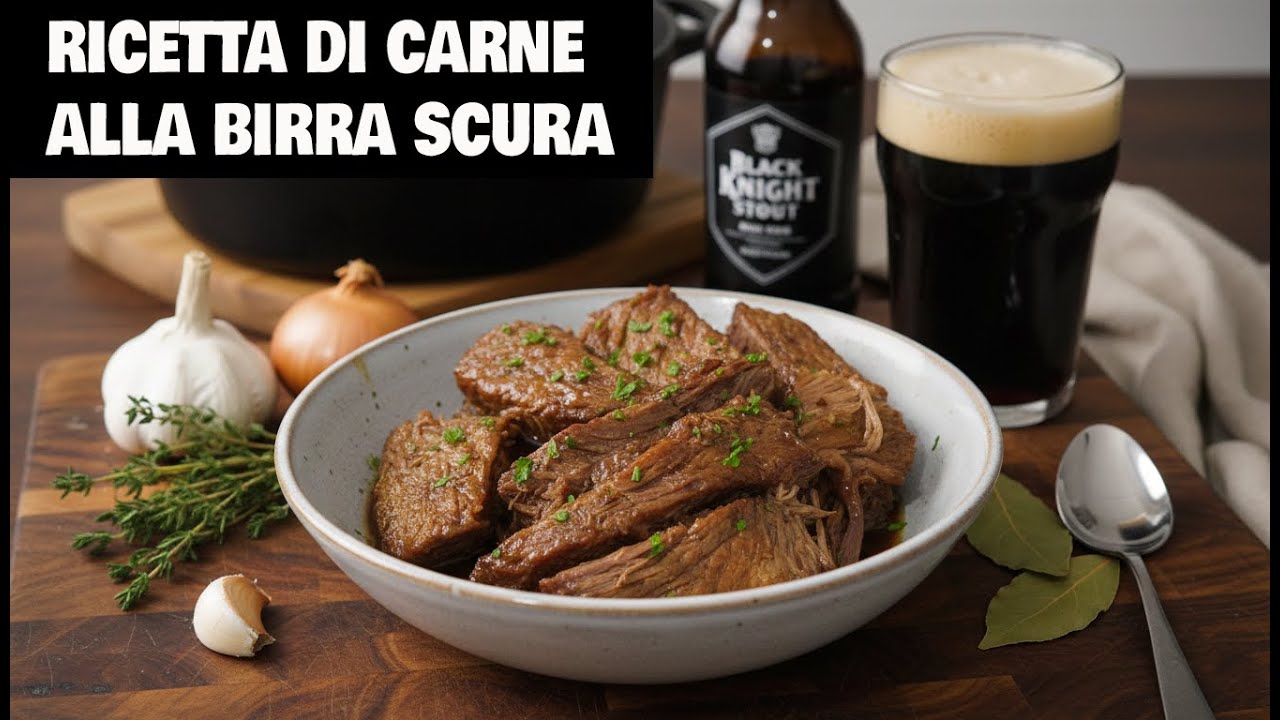 Stufato di manzo alla birra scura - CARNE ASSADA COM CERVEJA