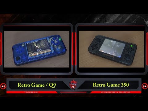 Retro Game 350 vs. Retro Game Q9 Game / Gameplay Compare Battle