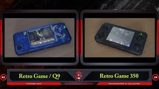 Retro Game 350 vs. Retro Game Q9 Game / Gameplay Compare Battle