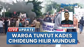 Demo Ribuan Warga Pecah di Desa Cihideung Hilir Kuningan, Desak Usut Dugaan Korupsi