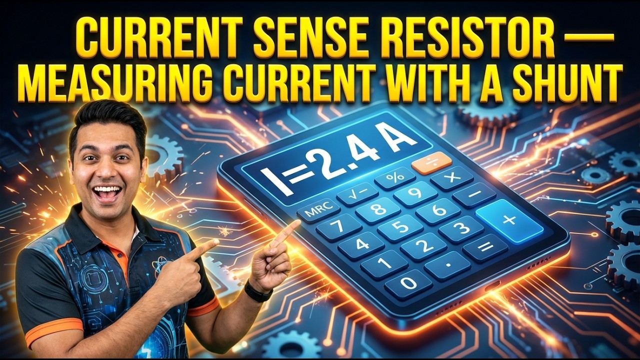 Current Sense Resistor Calculator — Measuring Current with a Shunt