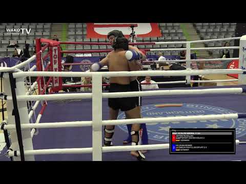 Deutsche Meisterschaft 2019 - Finale K1 ELITE Herren -71 kg Rudollah Jafferi vs Besmir Helshani