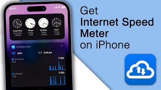 How to Get Internet Speed Meter on iPhone! Data Speed on Notification Bar