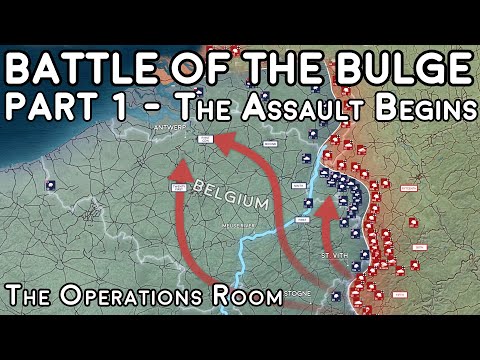 Battle of the Bulge, Animated - Part 1, The Assault Begins