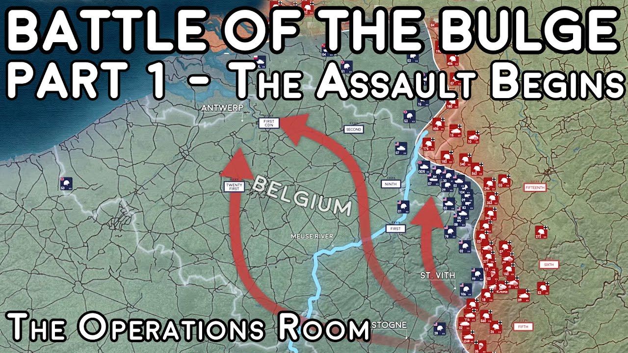 Battle of the Bulge, Animated - Part 1, The Assault Begins