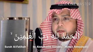 Download lagu Surah Al Fatihah syekh abdul Karim Al makki mp3