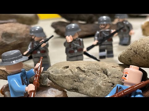 Lego WW2 German Assault in stop motion - Part 2