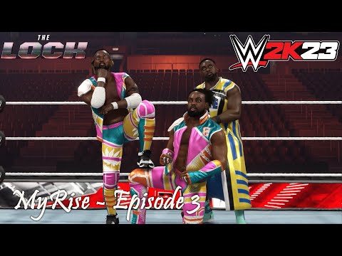WWE 2k23 MyRISE - The Lock  - FULL WALKTHROUGH/ NO COMMENTARY - EPISODE 3