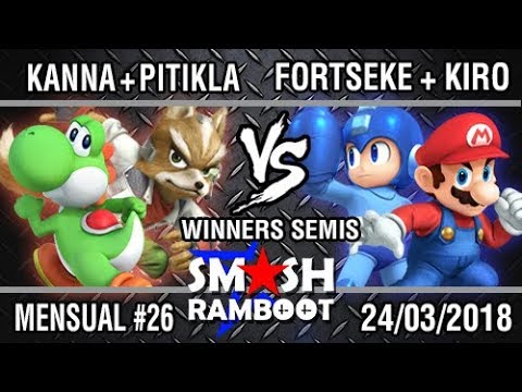 [SmashxRamboot #26] Kanna+El_Pitikla Vs. ForTseKe+Kiro - Winners Semis
