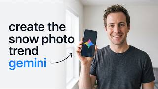 How to Create the Snow Photo Trend in Google Gemini on Phone (Step by Step)