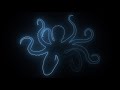 Octopus Neon Sign Animated Slow Amazing Background Video Effects Hd No Copyright Slow