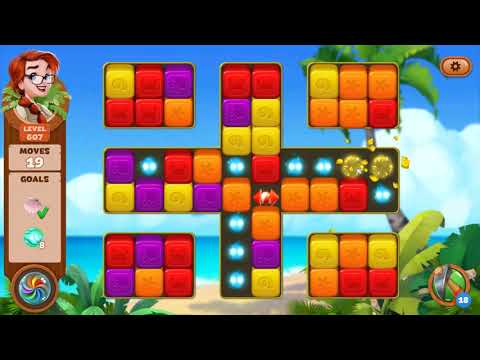Lost Island: Blast Adventure - Level 607 (No Boosters) HD