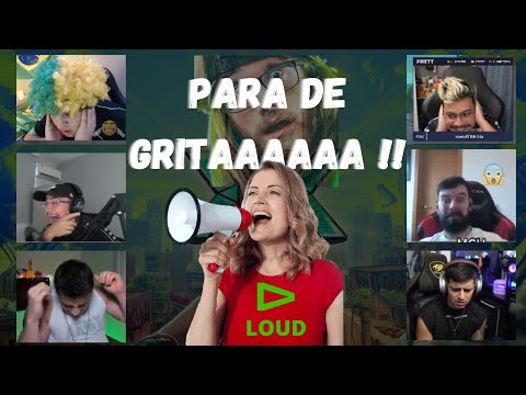 "TEM UM BEZERRO NO MICROFONE" - STREAMERS REAGINDO A GAROTA GRITANDO NA PLATEIA