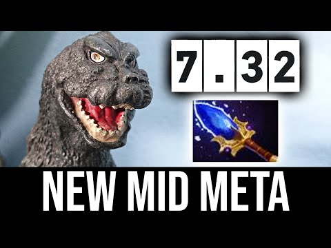 NEW MID META in 7.32 — Aghanim FIRST ITEM