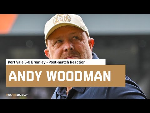 Andy Woodman after Port Vale defeat