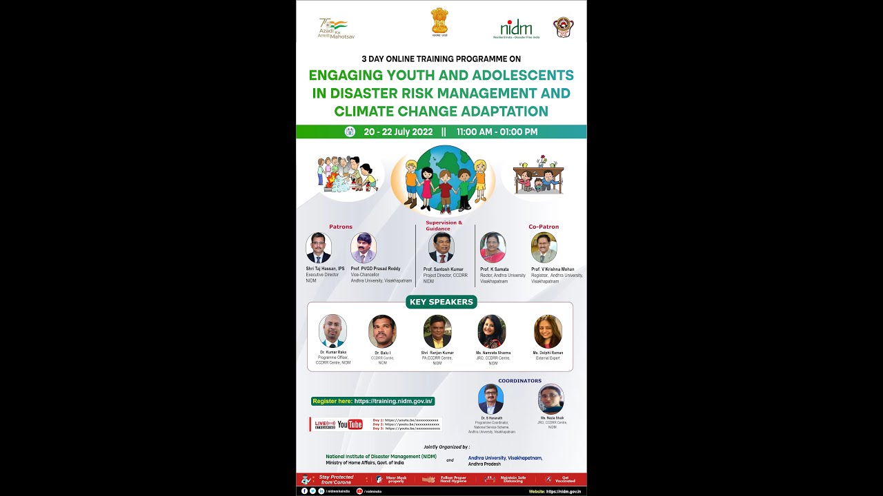 Engaging Youth and Adolescents in Disaster Risk Management and Climate Change Adaptation.| DRR | IN