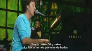 Paul McCartney English Tea live lyrics subtitulado español