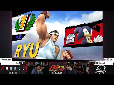 End of The Line 4 Pools - SRC | Kaze (Ryu) Vs. Jibs (Sonic)