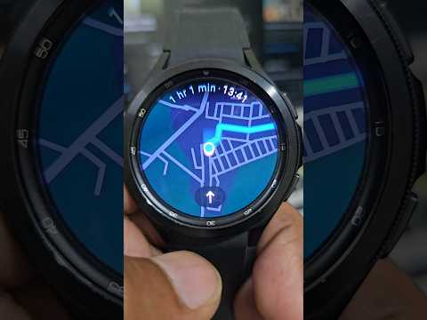 GOOGLE MAPS on Samsung Galaxy Watch 4 #shorts