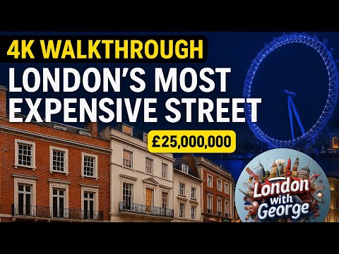4K London Walkthrough | Most Expensive Street In London | SW1 SW3 Sloane Whistler Square Belgravia