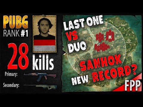 [Eng Sub] Sanhok, New Record - superNayr 28 kills [SEA] Duo FPP