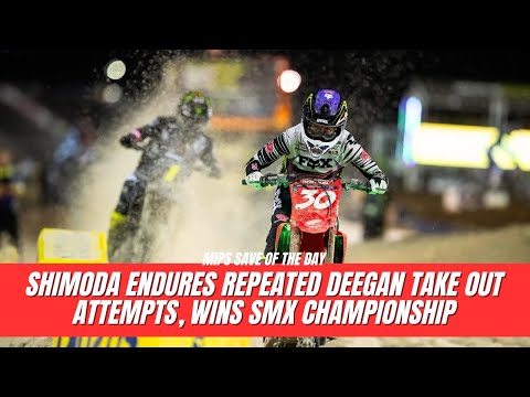 Save of the Day: Jo Shimoda survives Deegan take-outs at SMX Playoffs Finale in Las Vegas
