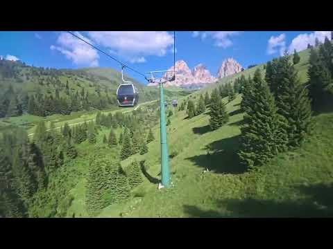 RISALITA INTEGRALE ESTIVA DELLA CABINOVIA AGAMATIC PRADEL - RODELLA