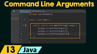 Command Line Arguments in Java