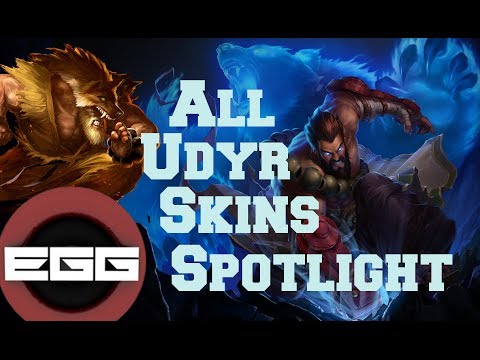 All Udyr Skins Spotlight - League of Legends Skin Review [HD]