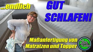 BESTER SCHLAF im Wohnmobil, Wohnwagen und Van - Maßanfertigung von Matratzen und Topper -