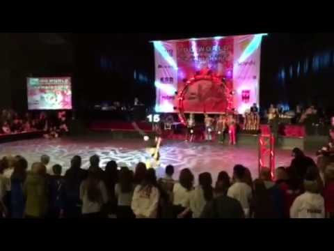 Andrea Løvlien Solbjør i VM i disco freestyle