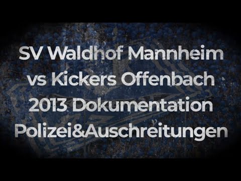 SV Waldhof Mannheim 07 vs Kickers Offenbach 2013 Dokumentation Polizei&Auschreitungen