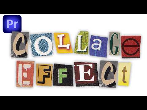 How To Make Text Collage in Premiere Pro