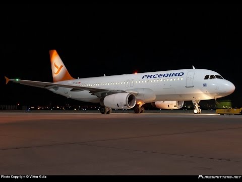 Freebird Airlines A320 BRU To AYT